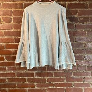 Bell sleeve sweater